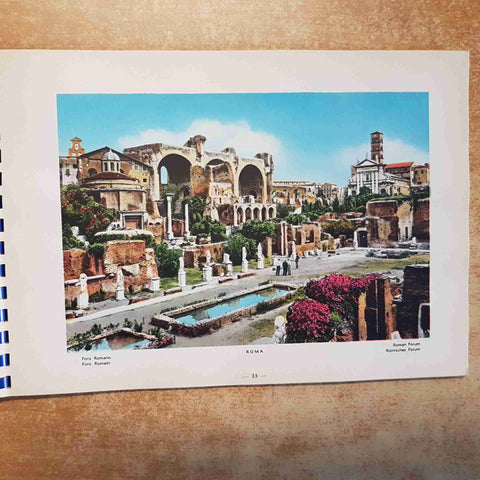 ROMA ALBUM ARTISTICO 100 TAVOLE A COLORI - CECAMI - VATICANO ARTE MONUMENTI