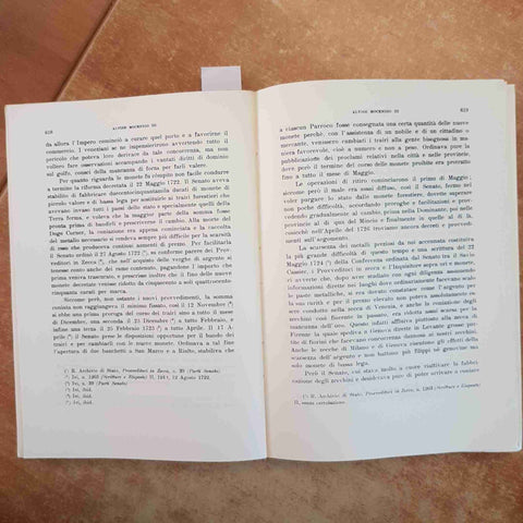 NICOLO' PAPADOPOLI - LE MONETE DI VENEZIA - VOLUME III - FORNI 1967 NUMISMATICA