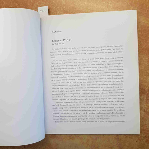 ERNESTO PORTAS OPERE 1999-2001 CATALOGO - ARTE PITTURA - EDIZIONI BENVENUTI