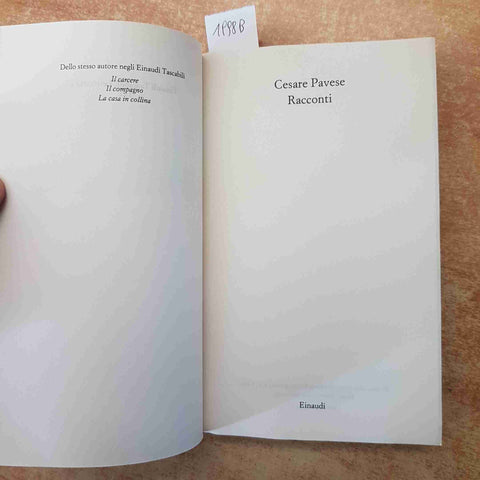 CESARE PAVESE - RACCONTI - EINAUDI TASCABILI - CIAU MASINO, FUOCO GRANDE 1999