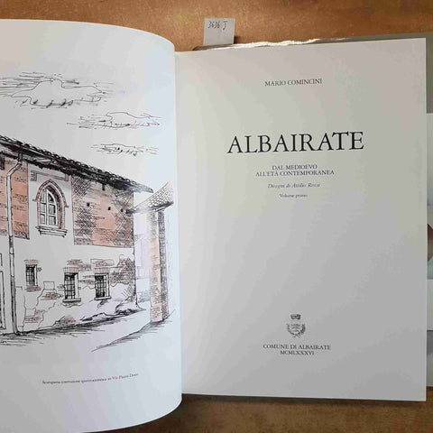 ALBAIRATE STORIA ARTE ARCHEOLOGIA ARCHITETTURA 2 VOLUMI 1986
