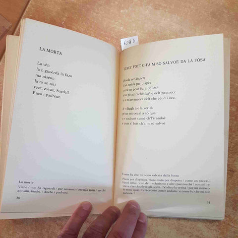 GIULIANA ROCCHI - LA VOITA D'UNA DONA - POESIE ROMAGNOLE 1981 MAGGIOLI 2 ED.