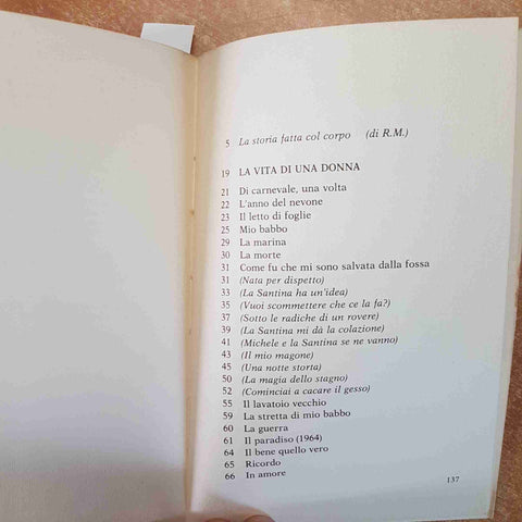 GIULIANA ROCCHI - LA VOITA D'UNA DONA - POESIE ROMAGNOLE 1981 MAGGIOLI 2 ED.