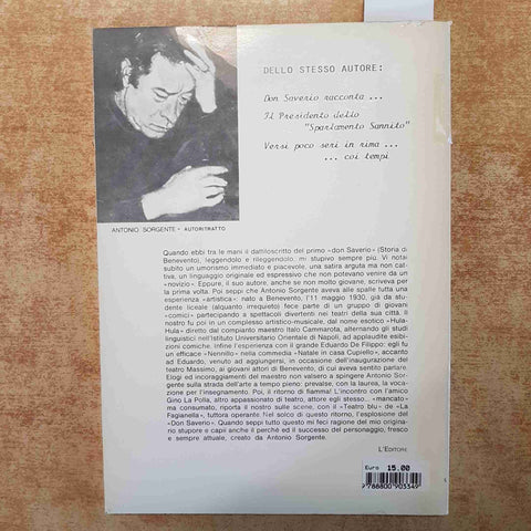 ANTONIO SORGENTE - STORIA DI BENEVENTO - DON SAVERIO U' STURIONE 1989 C.EDI.M.