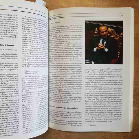GOVERNO BERLUSCONI SETTE MESI DI ATTIVITA1994 VITA ITALIANA POLITICA FORZA ITALI