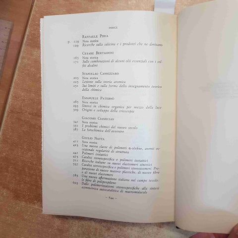 STORIA DELLA CHIMICA IN ITALIA - ANTONIO DI MEO GRUPPO FERRUZZI 1989 1000 COPIE