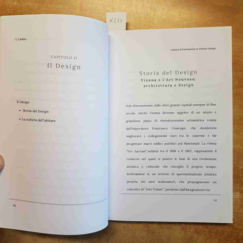 C. CARBINI - LETTURE DI FORMAZIONE IN INTERIOR DESIGN ARREDAMENTO ARCHITETTURA