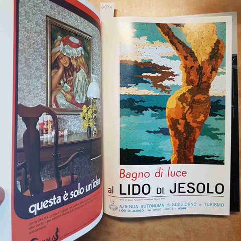 FIERA DI MILANO 1972 RASSEGNA UFFICIALE 50 ANNI PUBBLICITÀ DESIGN VINTAGE MODA