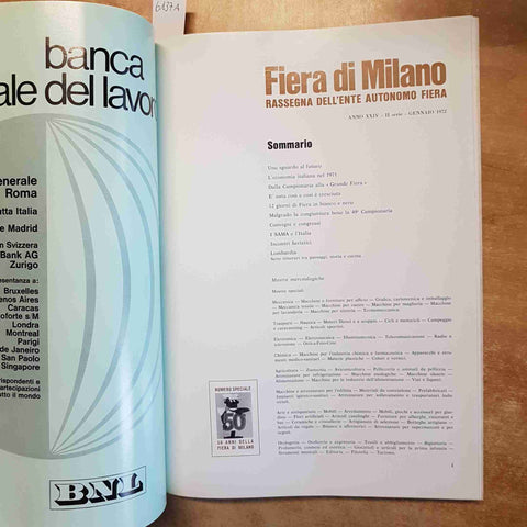 FIERA DI MILANO 1972 RASSEGNA UFFICIALE 50 ANNI PUBBLICITÀ DESIGN VINTAGE MODA