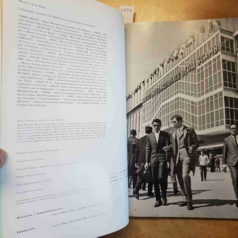 FIERA DI MILANO 1972 RASSEGNA UFFICIALE 50 ANNI PUBBLICITÀ DESIGN VINTAGE MODA
