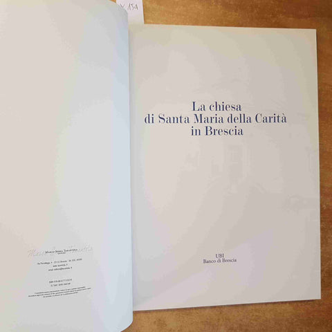 LA CHIESA DI SANTA MARIA DELLA CARITA' IN BRESCIA - UBI ARTE BAROCCA RESTAURO