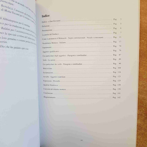AL MUTAIO VOL. 2 RACHELE BOSSI VOCABOLARIO MOTTESE ITALIANO MOTTA VISCONTI 2000