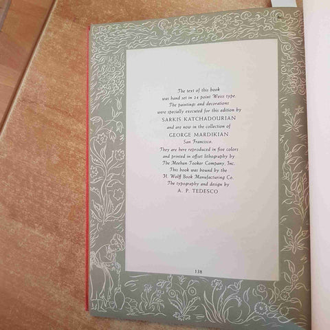RUBAIYAT OF OMAR KHAYYAM by EDWARD FITZGERALD illustrato - GROSSET DUNLAP 1947
