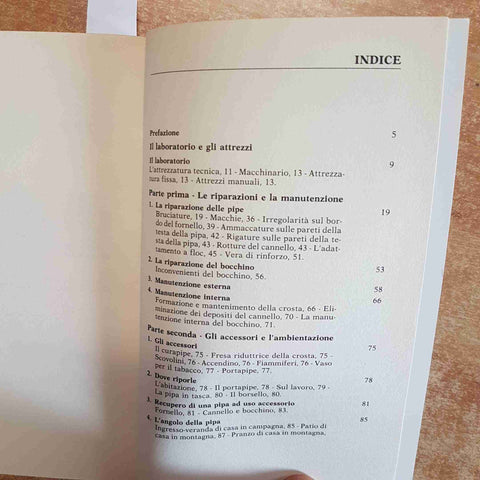 ALDO PELLISSONE - PIPA HOBBY - MURSIA 1988 MANUALE COSTRUZIONE RIPARAZIONE PIPE