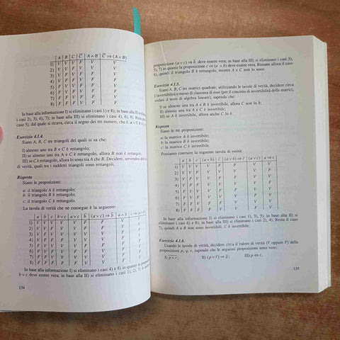 ANGOLI DE DIONIGI GIORGI - MATEMATICA GENERALE ESERCIZI SVOLTI 1999 GIAPPICHELLI