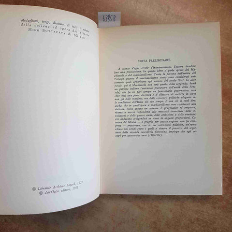 JEAN HERITIER - CATERINA DE' MEDICI biografia - DALL'OGLIO 1974 STORIA FRANCIA