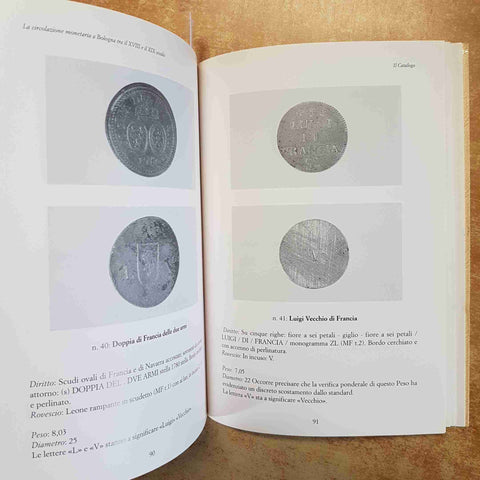 RENZO BRUNI - LA CIRCOLAZIONE MONETARIA A BOLOGNA XVIII-XIX SECOLO - NUMISMATICA
