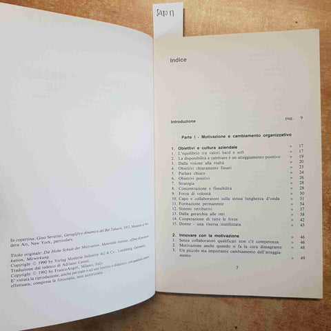 GISELA HAGEMANN - ECCELLENZA NELLA MOTIVAZIONE 1992 FRANCOANGELI MANAGEMENT