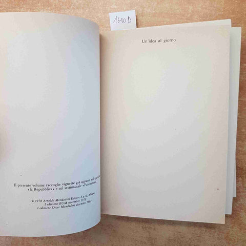 GIORGIO FORATTINI - 3 LIBRI: LIBRUS, RES PUBLICA, UN'IDEA AL GIORNO - MONDADORI