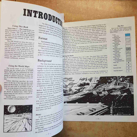 GURPS SPACE ATLAS 3 THE CONFEDERACY KEMPER LAMBARD 1990 STEVE JACKSON GAMES RPG