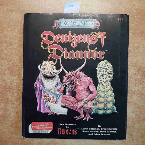 DENIZENS OF DIANNOR ROLE AIDS AD&D DUNGEONS & DRAGONS MAYFAIR GAMES 1993