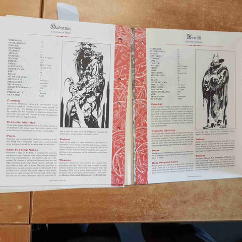 DENIZENS OF DIANNOR ROLE AIDS AD&D DUNGEONS & DRAGONS MAYFAIR GAMES 1993