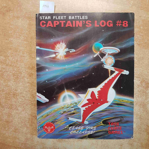 STAR FLEET BATTLES CAPTAIN'S LOG #8 STAR TREK - TASK FORCE GAMES 1990 AMARILLO