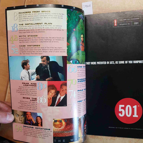THE X-FILES & CONSPIRACY TELEVISION CINESCAPE 1996 SPECIAL COLLECTOR'S ISSU