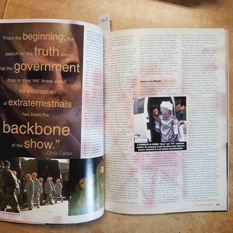THE X-FILES & CONSPIRACY TELEVISION CINESCAPE 1996 SPECIAL COLLECTOR'S ISSU