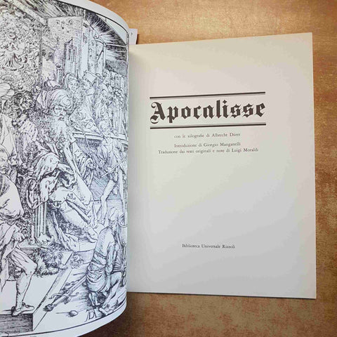 APOCALISSE ILLUSTRATA DA ALBRECHT DURER - GIORGIO MANGANELLI 1974 BUR RIZZOLI