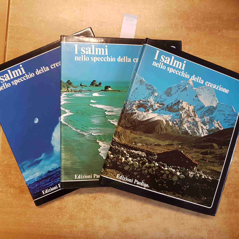 I SALMI NELLO SPECCHIO DELLA CREAZIONE 3 VOLL. + COFANETTO 1986 EDIZIONI PAOLINE
