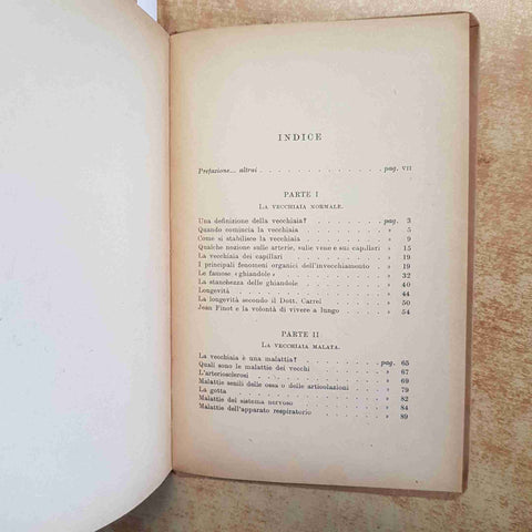 ENRICO GASCA - LA MEDICINA DELLA VECCHIAIA 1941 GERIATRIA IGIENE LONGEVITA' SEI
