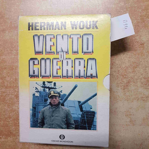 HERMAN WOUK - VENTO DI GUERRA 3 VOLUMI + COFANETTO 1977 OSCAR MONDADORI classico