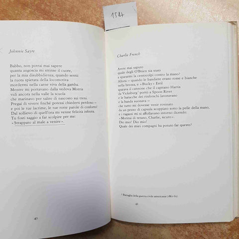 EDGAR LEE MASTERS - ANTOLOGIA DI SPOON RIVER - EINAUDI NUE 10 - PIVANO 1967