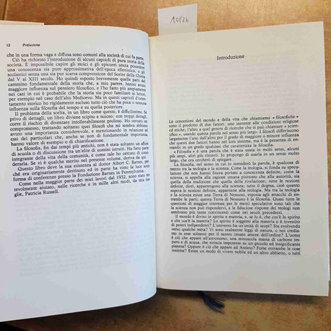 BERTRAND RUSSELL - STORIA DELLA FILOSOFIA OCCIDENTALE - EUROCLUB 1983