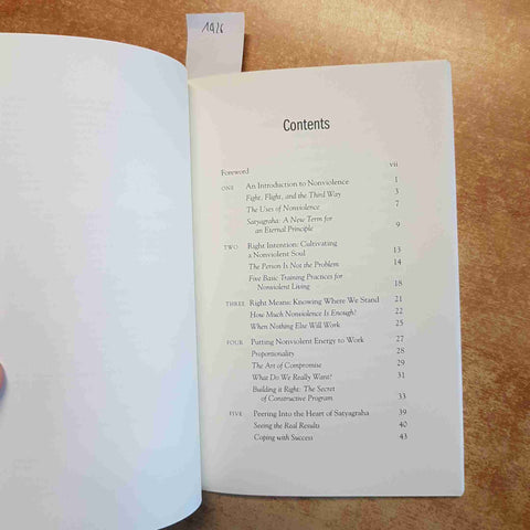 MICHAEL NAGLER - THE NONVIOLENCE PRACTICAL ACTION HANDBOOK 2014 AUTOGRAFATO 1°ED