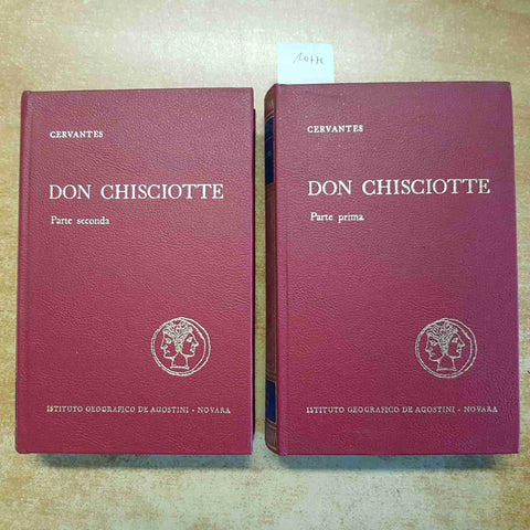 CERVANTES - DON CHISCIOTTE 2 VOLUMI COMPLETO - DE AGOSTINI 1960 CLASSICI