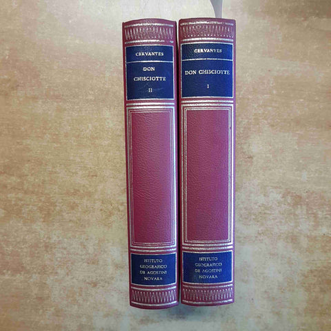 CERVANTES - DON CHISCIOTTE 2 VOLUMI COMPLETO - DE AGOSTINI 1960 CLASSICI