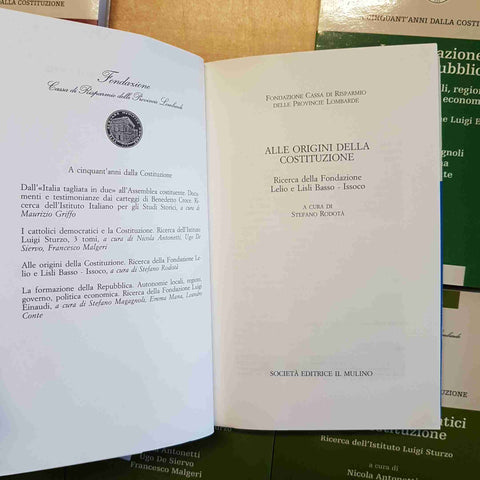 A CINQUANT'ANNI DALLA COSTITUZIONE 6 VOLUMI IL MULINO 1998 STORIA REPUBBLICA