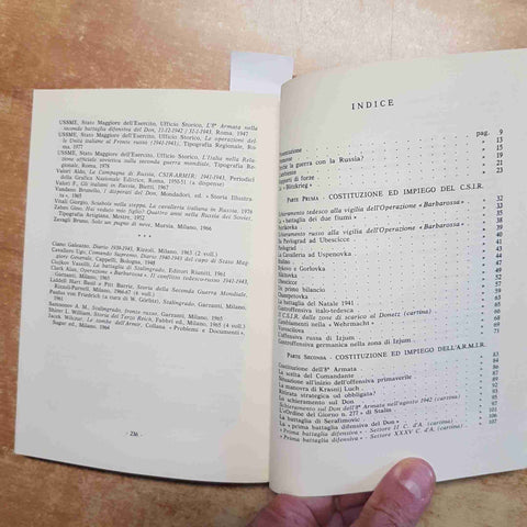 BRUNO LANCELLOTTI - RUSSIA 1941-1943 CSIR E ARMIR SUL FRONTE ORIENTALE 1988