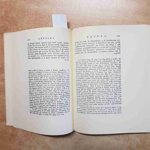 A. MARIOTTI - LETTERE PITTORICHE PERUGINE - FORNI 1975 RISTAMPA 1788 ARTE UMBRA
