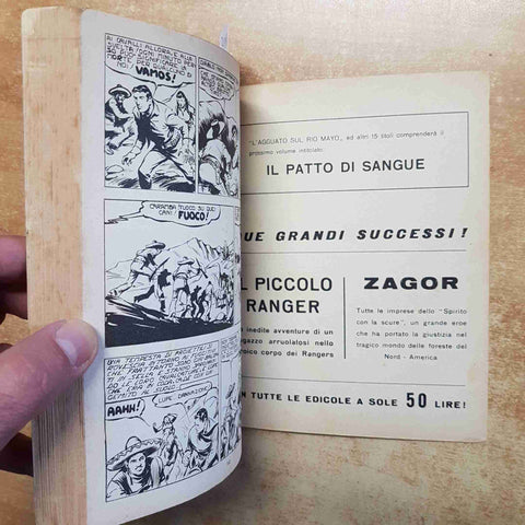 TEX GIGANTE N. 6 DOPPIO GIOCO AGOSTO 1964 BONELLI 200 LIRE ARALDO GALEP WILLER