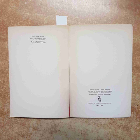 CESARE PAVESE - IL COMPAGNO - MONDADORI 1961 IL BOSCO N.25 LETTERATURA ITALIANA
