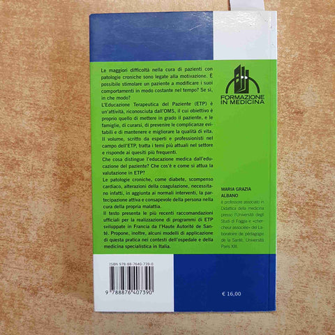 MARIA GRAZIA ALBANO - EDUCAZIONE TERAPEUTICA DEL PAZIENTE - EDI ERMES 2010