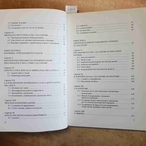 F. FACCHINI - PSICOLOGIA DEL CALCIATORE 1993 SCIENZE E SPORT - ARRIGO SACCHI
