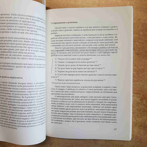 F. FACCHINI - PSICOLOGIA DEL CALCIATORE 1993 SCIENZE E SPORT - ARRIGO SACCHI