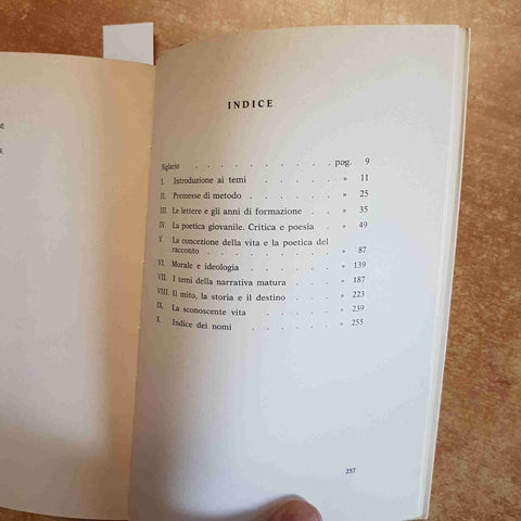 VITTORIO STELLA L'ELEGIA TRAGICA DI CESARE PAVESE LONGO 1969 CRITICA LETTERARIA