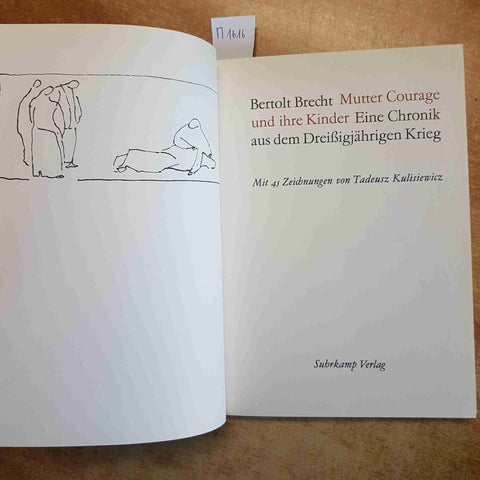 BERTOLT BRECHT - MUTTER COURAGE UND IHRE KINDER SUHRKAMP KULISIEWICZ ILLUSTRATO