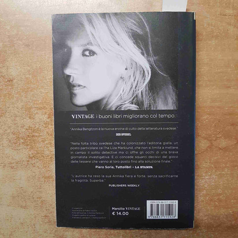 LIZA MARKLUND - DELITTO A STOCCOLMA 2013 MARSILIO VINTAGE THRILLER GIALLI SVEZIA