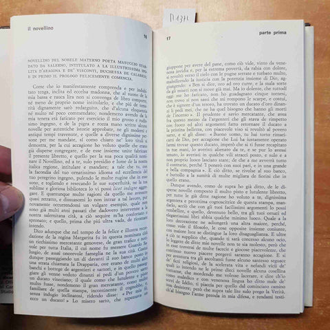 MASUCCIO SALERNITANO - IL NOVELLINO - SAMPIETRO EDITORE 1968 ROBERTO DI MARCO